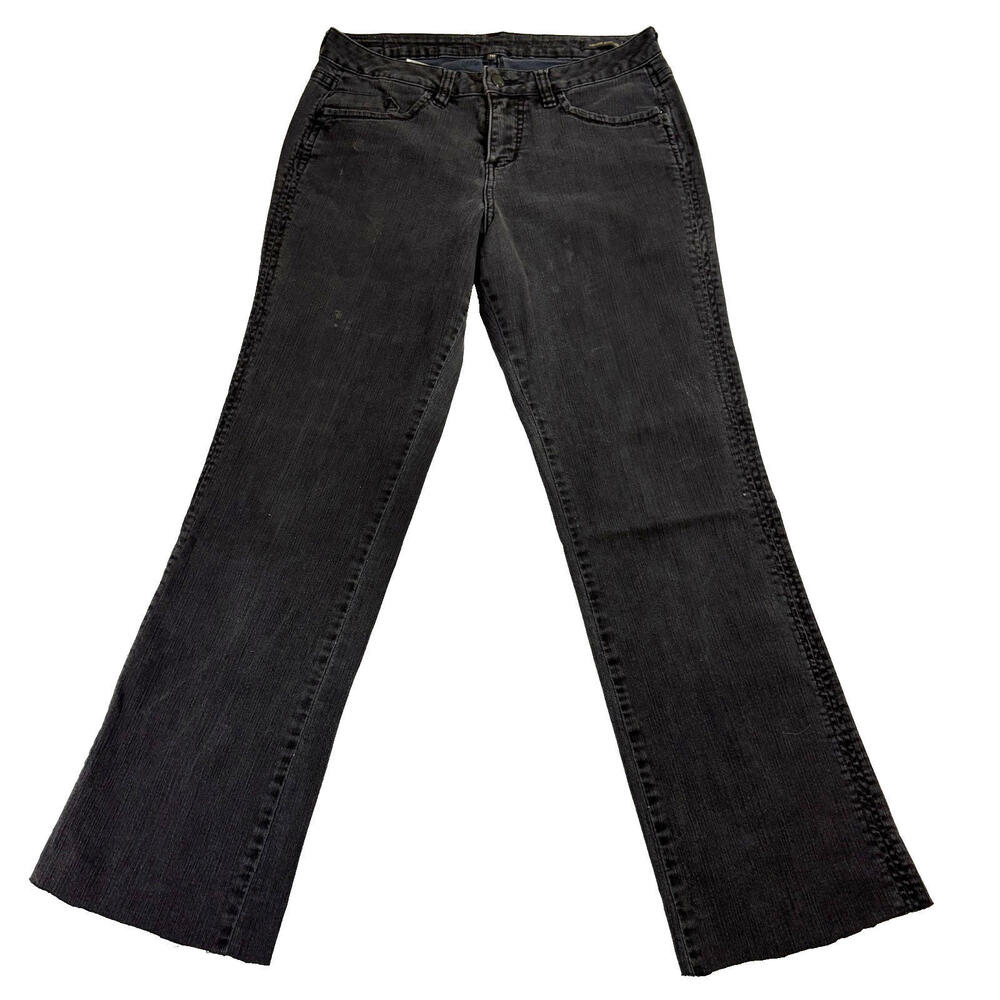 JAG Jeans Womens 10 Bootcut Black Mid Rise Stretch Denim Y2K Retro Grunge USA !!